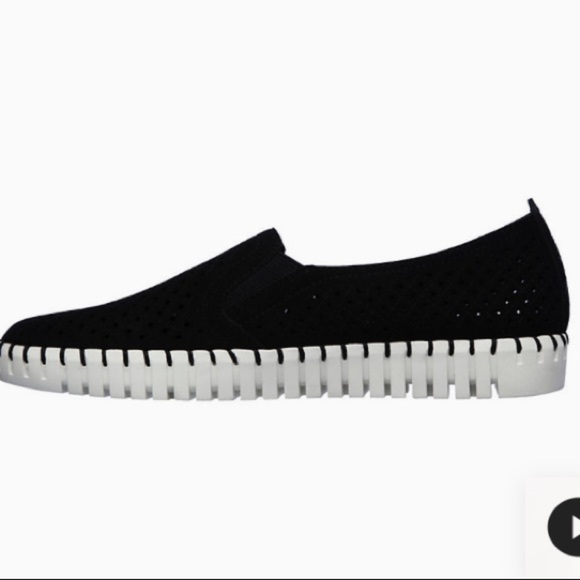 𝅺skechers Black Sepluveda Slip On Sneakers Size 6 - Picture 2 of 8